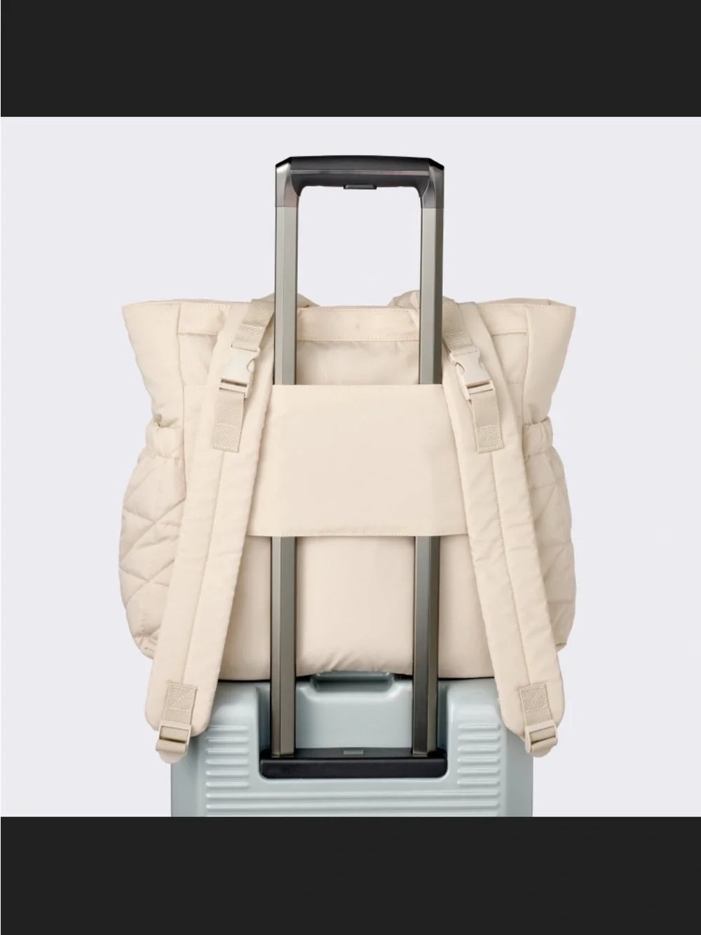 Quilted Diaper Backpack Tote Bag Cloud Island